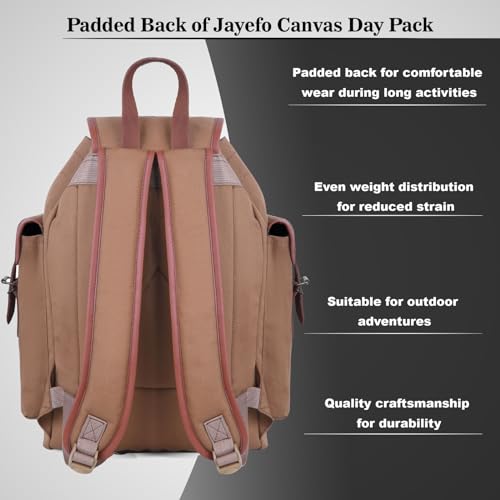 Jayefo R-82 Leather Hunting Bag - Stylish & Functional Leather Bag for Men, Messenger Bag Made with Leather & Designed with Top Handle, Shoulder Straps, Classic Buckle & 3 Convenient Pockets | (Fawn)