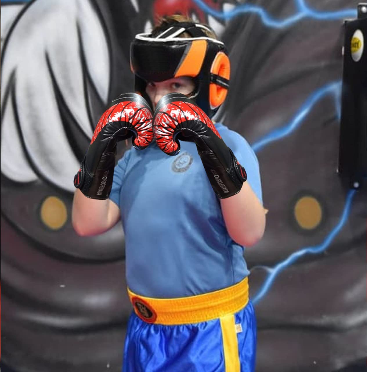 Jayefo Boxing Gloves for Kids & Children - Youth Boxing Gloves for Boxing, Kick Boxing, Muay Thai and MMA - Beginners Heavy Bag Gloves for Heavy Boxing Punching Bag