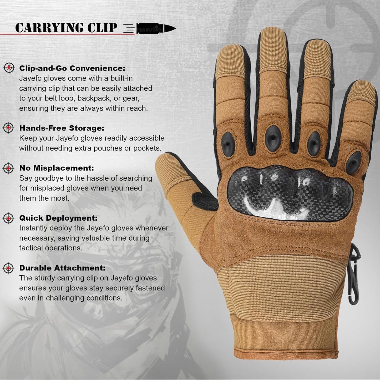 Jayefo Adjustable Unisex Work Gloves - Safety Work Gloves Provides Superior Protetion & Comfort, Firm Grip, Multi Purpose Light & Medium Duty, High Dexterity & Flexible | (Tan)