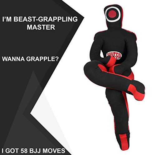 JAYEFO Beast 58 Grappling Dummy (Black/RED)