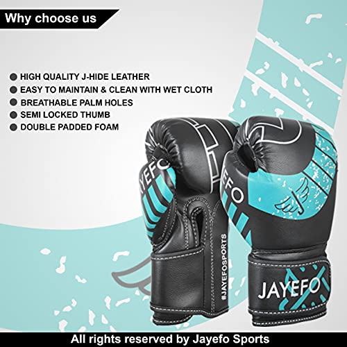 Jayefo Boxing Gloves for Kids & Children - Youth Boxing Gloves for Boxing, Kick Boxing, Muay Thai and MMA - Beginners Heavy Bag Gloves for Heavy Boxing Punching Bag