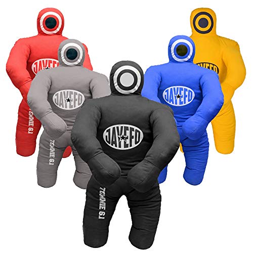 Jayefo Sports Kids Grappling Dummy – Kids Punching Bag for Boxing, Kickboxing, MMA, Muay Thai, Martial Arts Karate Training, Jiu Jitsu Dummy for Punch Boxing Kids & Children | Black