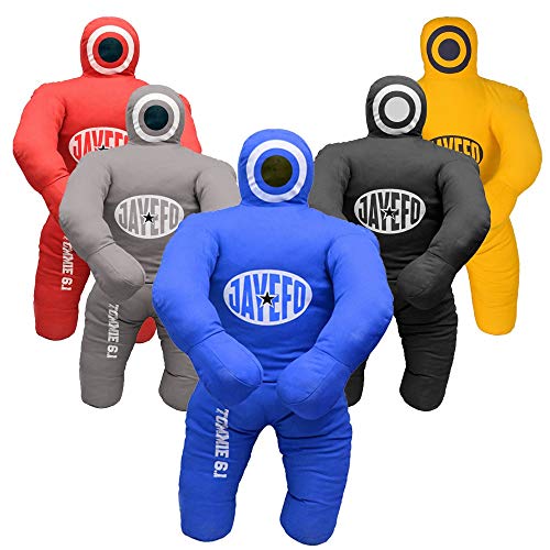 Jayefo Sports Kids Grappling Dummy – Kids Punching Bag for Boxing, Kickboxing, MMA, Muay Thai, Martial Arts Karate Training, Jiu Jitsu Dummy for Punch Boxing Kids & Children | Blue