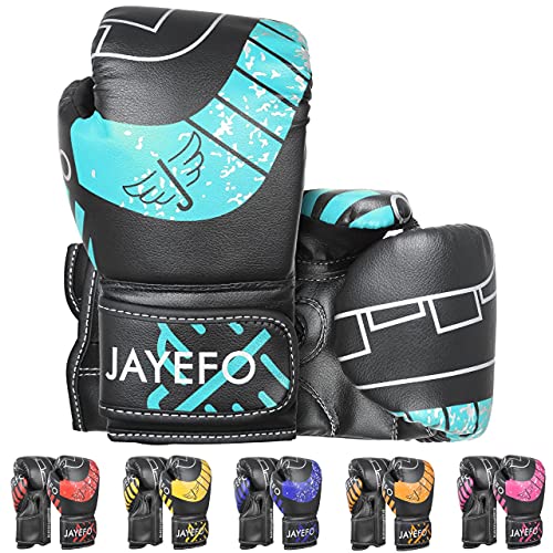 Jayefo Boxing Gloves for Kids & Children - Youth Boxing Gloves for Boxing, Kick Boxing, Muay Thai and MMA - Beginners Heavy Bag Gloves for Heavy Boxing Punching Bag