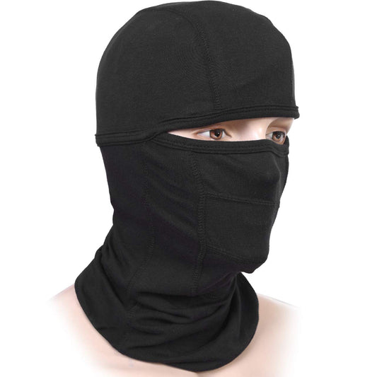 ALPHA CYCLE GEAR Balaclava face mask Men & Women uv Protection for Motorcycle Sports ski Outdoors Running dust mask Black Full