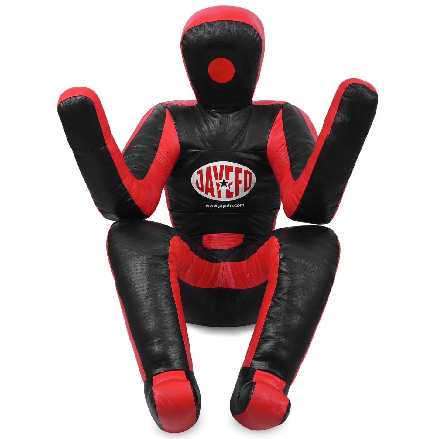 JAYEFO VEGELEATHER Daredevil Dummy 6FT (Black/RED)